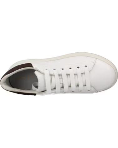 GEOX ZAPATILLAS SPHERICA EC4 EN PIEL BLANCA C1224