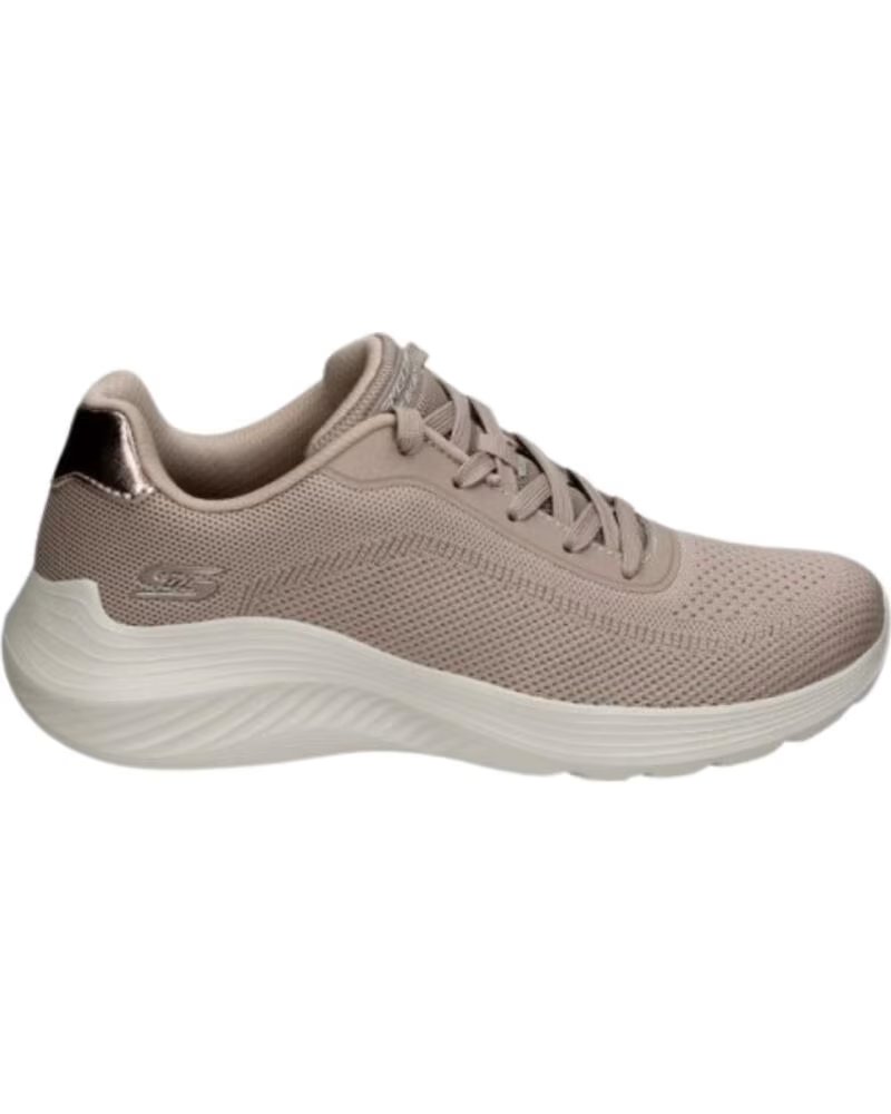 SKECHERS BOBS SQUAD WAVE TAUPE