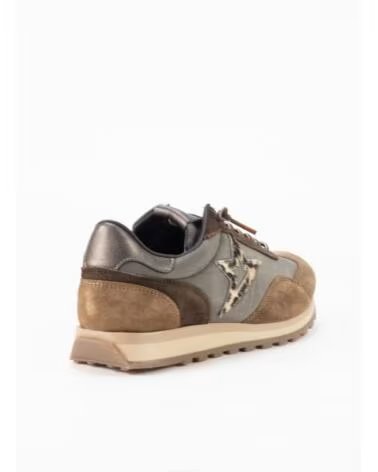 CETTI 1259 LEDER-SNEAKER MIT STERN-DETAIL CUERO
