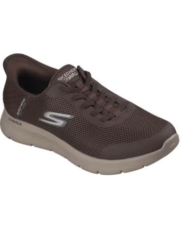 SKECHERS SCARPE GO WALK FLEX HANDS SLIP-INS MARRONE MARRON