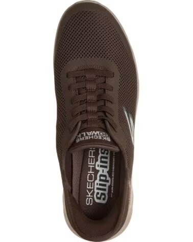 SKECHERS SCARPE GO WALK FLEX HANDS SLIP-INS MARRONE MARRON