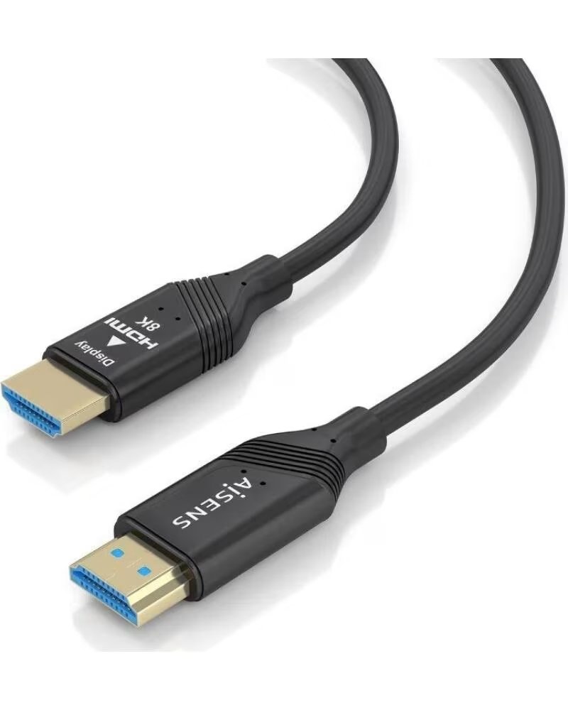 AISENS Cable HDMI 2 1 AOC 8K A153-0936- HDMI Macho - HDMI Macho- 25m- Negro
