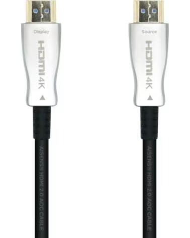 AISENS Cable HDMI 2 0 AOC 4K A148-0380- HDMI Macho - HDMI Macho- 50m- Negro