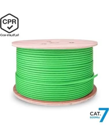 AISENS Bobina de Cable RJ45 SFTP AWG23 LSZH CPR Cca A146-0667 Cat 7- 305m- Verde