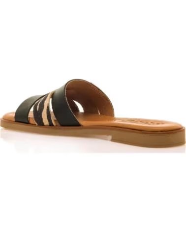 MTNG Sandalias Planas Mujer Mustang 54181 Negro NEGRO