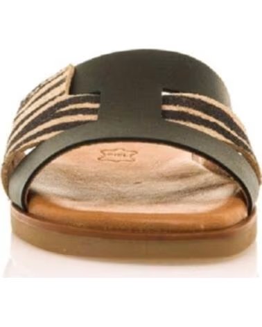 MTNG Sandalias Planas Mujer Mustang 54181 Negro NEGRO