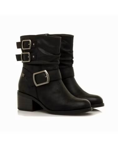 MTNG Botines De Tacon Mujer Mustang 54664 Negro NEGRO