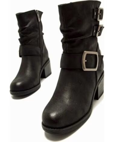 MTNG Botines De Tacon Mujer Mustang 54664 Negro NEGRO