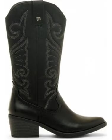 MTNG Botas De Tacon Mujer Mustang 59794 Negro NEGRO