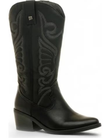 MTNG Botas De Tacon Mujer Mustang 59794 Negro NEGRO