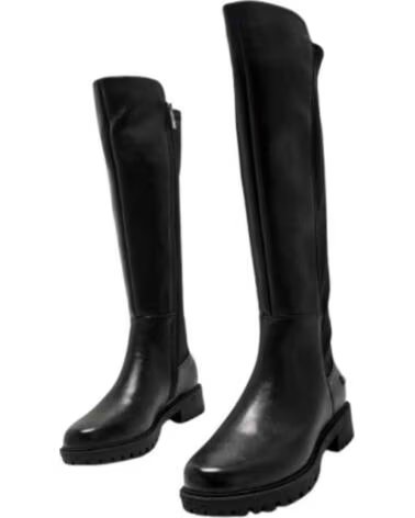 MTNG Botas Planas Mujer Mustang Campa Negro NEGRO