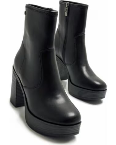 MTNG BOTINES MUSTANG 184-50531 EN NEGRO PARA MUJER C52095 - STRETXO NEGRO