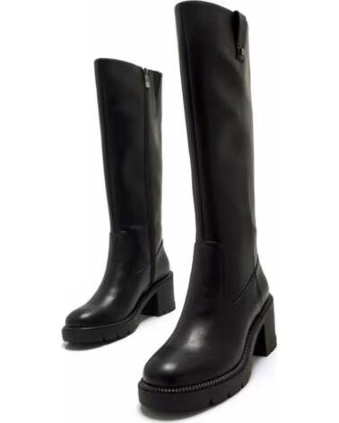 MTNG Botas De Tacon Mujer Mustang 55318 Negro NEGRO