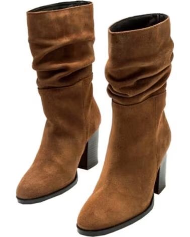 MTNG Botas De Tacon Mujer Mustang 55308 Marron MARRóN