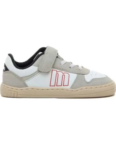 MTNG Zapatillas Mustang 49313 en beige para ninas BLANCO