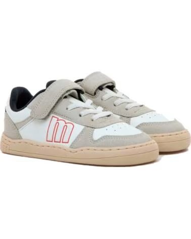 MTNG Zapatillas Mustang 49313 en beige para ninas BLANCO