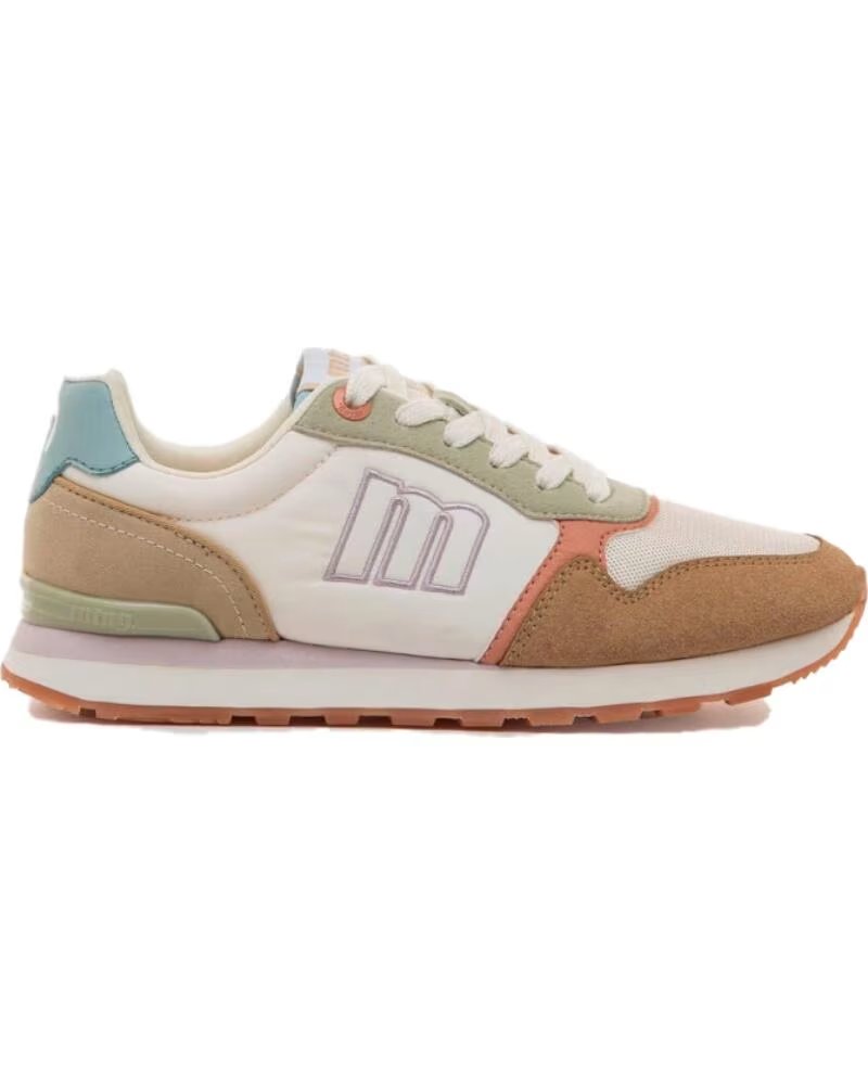 MTNG Sneakers Mujer Mustang Joggo Classic 60909 Blanco-Beig BLANCO