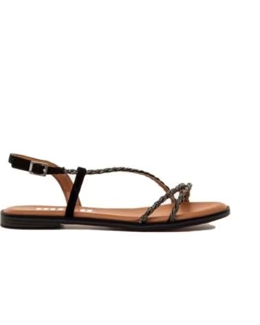 MTNG Sandalias Planas Mujer Mustang 56612 Negro NEGRO