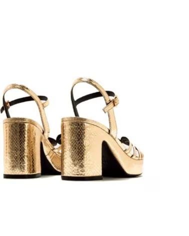 MTNG Sandalias de Tacon Mujer Mustang 56646 Oro DORADO