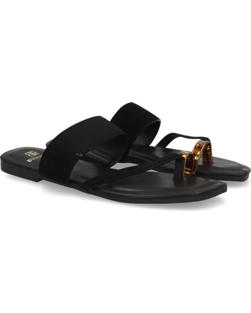 SPORT3PUNTO0 HG-5815 FLAT SANDALS BLACK VARIOS COLORES