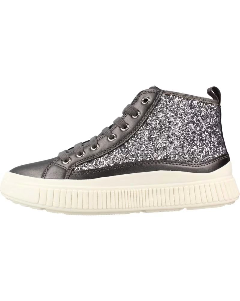 GEOX BOTAS J LAQUINNY GIRL GRIS C1009