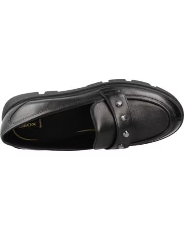 GEOX MOCASSINS MULHER MODELO D VILDE COR PRETO C9999