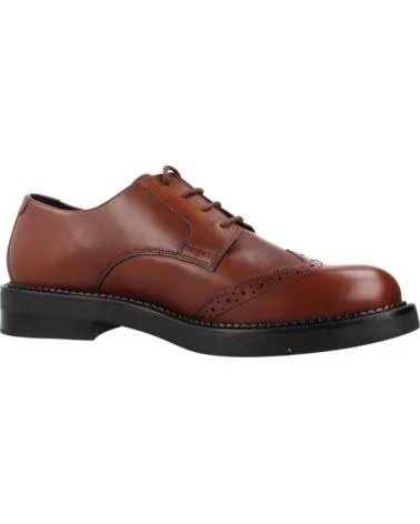 GEOX MEN DRESS SHOES MODEL D SERILDA BROWN C6002