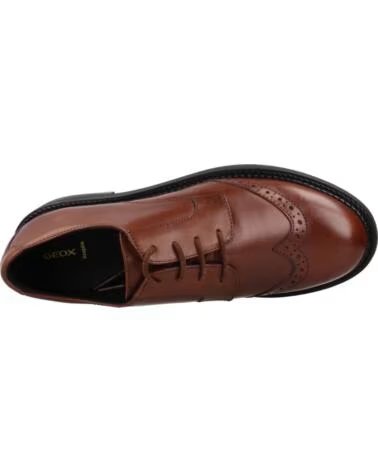 GEOX MEN DRESS SHOES MODEL D SERILDA BROWN C6002