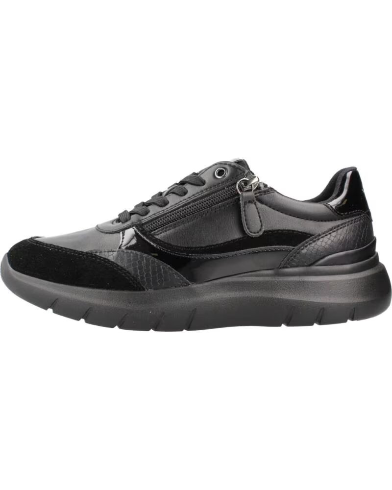 GEOX DAMEN SNEAKER D PLUMMERY SCHWARZ C9997