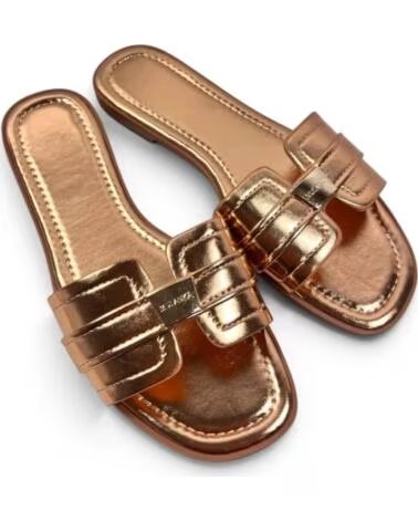 TIMBOS 133333 FLAT MULES IN CHAMPAGNE VARIOS COLORES