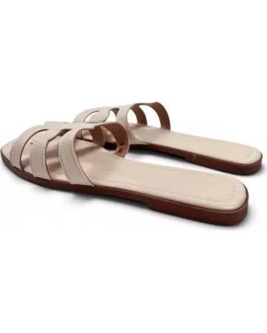 TIMBOS TAMANCOS RASOS FEMININOS 133335 EM BEGE BEIGE