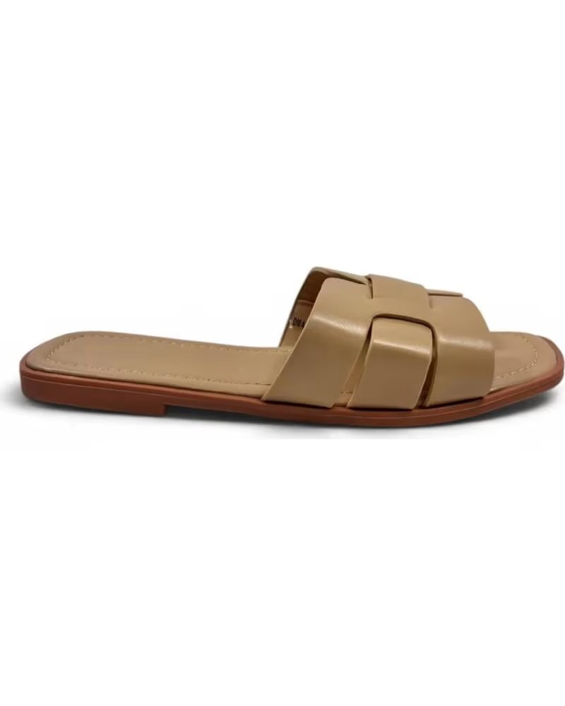 TIMBOS Zueco plano de mujer kaki 133329 MARRóN