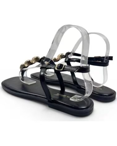 TIMBOS SANDÁLIA RASTEIRA ESCRAVA 133322 NEGRO