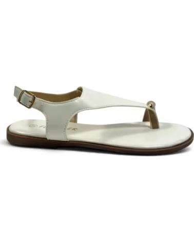 TIMBOS SANDALES PLATES TONGS POUR FEMME 133314 BLANC BLANCO