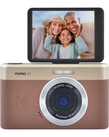 KODAK Camara Digital Pixpro C1- 13MP- Zoom Optico 4x- Marron