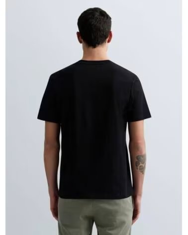 REPLAY JEANS T-SHIRT MIT LOGO VORNE NEGRO