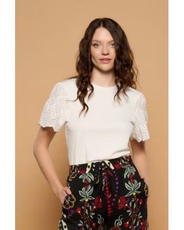 MINUETO Camiseta Tangerine blanca BLANCO