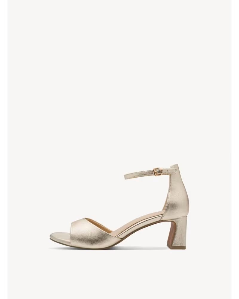 MARCO TOZZI Sandalias con tacon mujer 28388 940 ORO-PLATINO