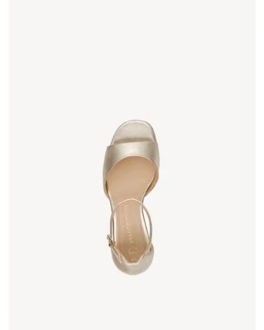 MARCO TOZZI Sandalias con tacon mujer 28388 940 ORO-PLATINO
