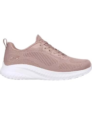 Scarpe-da-ginnastica-casual-da-donna-SKECHERS-DEPORTIVA-BOBS-SQUAD-CHAOS---FACE-OFF-ROSA