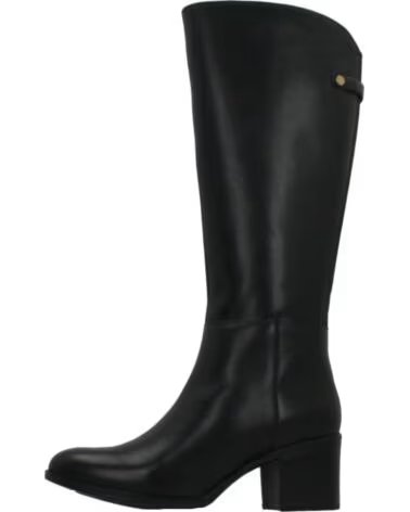 GEOX BOTTES EN CUIR FEMME D56FSB 00043 NOIR C9999