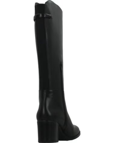 GEOX BOTTES EN CUIR FEMME D56FSB 00043 NOIR C9999