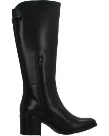 GEOX BOTTES EN CUIR FEMME D56FSB 00043 NOIR C9999