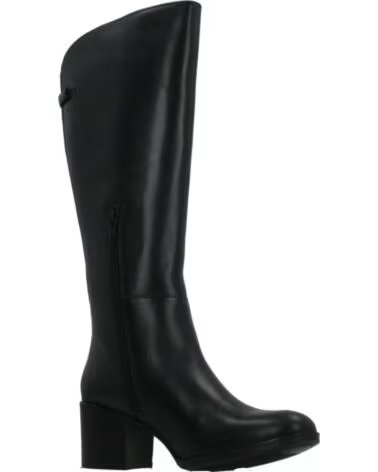 GEOX BOTTES EN CUIR FEMME D56FSB 00043 NOIR C9999
