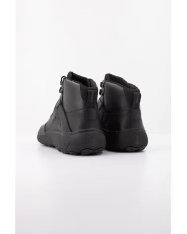 GEOX U46HFB 04654 U NEBULA GRIP B AB C9999 SCHWARZE LEDERSTIEFEL BLACK