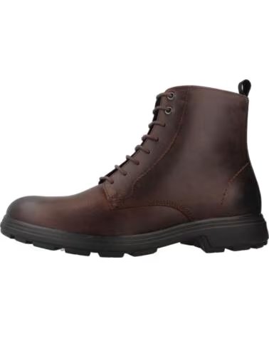 BOTAS HOMEM GEOX U56LZE CASTANHO C6010 PELE