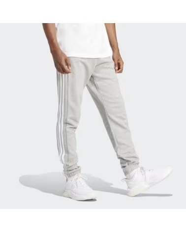 ADIDAS Pantalon Pantalon Essentials French Terry Tapered Elastic Cuff 3 bandas GRIS