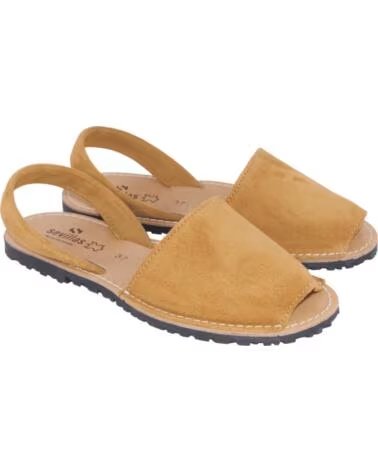 SEVILLAS MENORQUINA CLASICA PIEL SERRAJE 1778 CAMEL