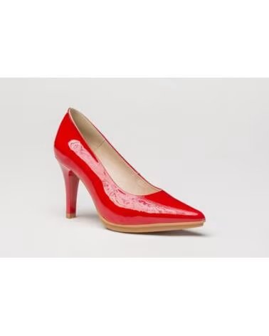 de Mujer ZAPATO DE SALÓN EVA MAÑAS PIEL CHAROL SOFT 1499 ROJO