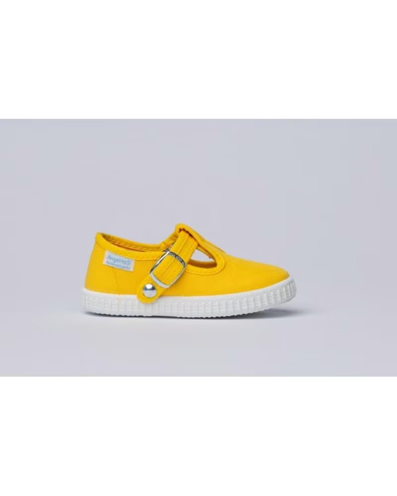 Deportivas de Niña y Niño ANGELITOS ZAPATILLAS LONA TEXTIL 122 AMARILLO